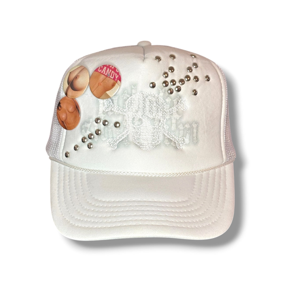 Catholic Snuff Film Studded Trucker Hat