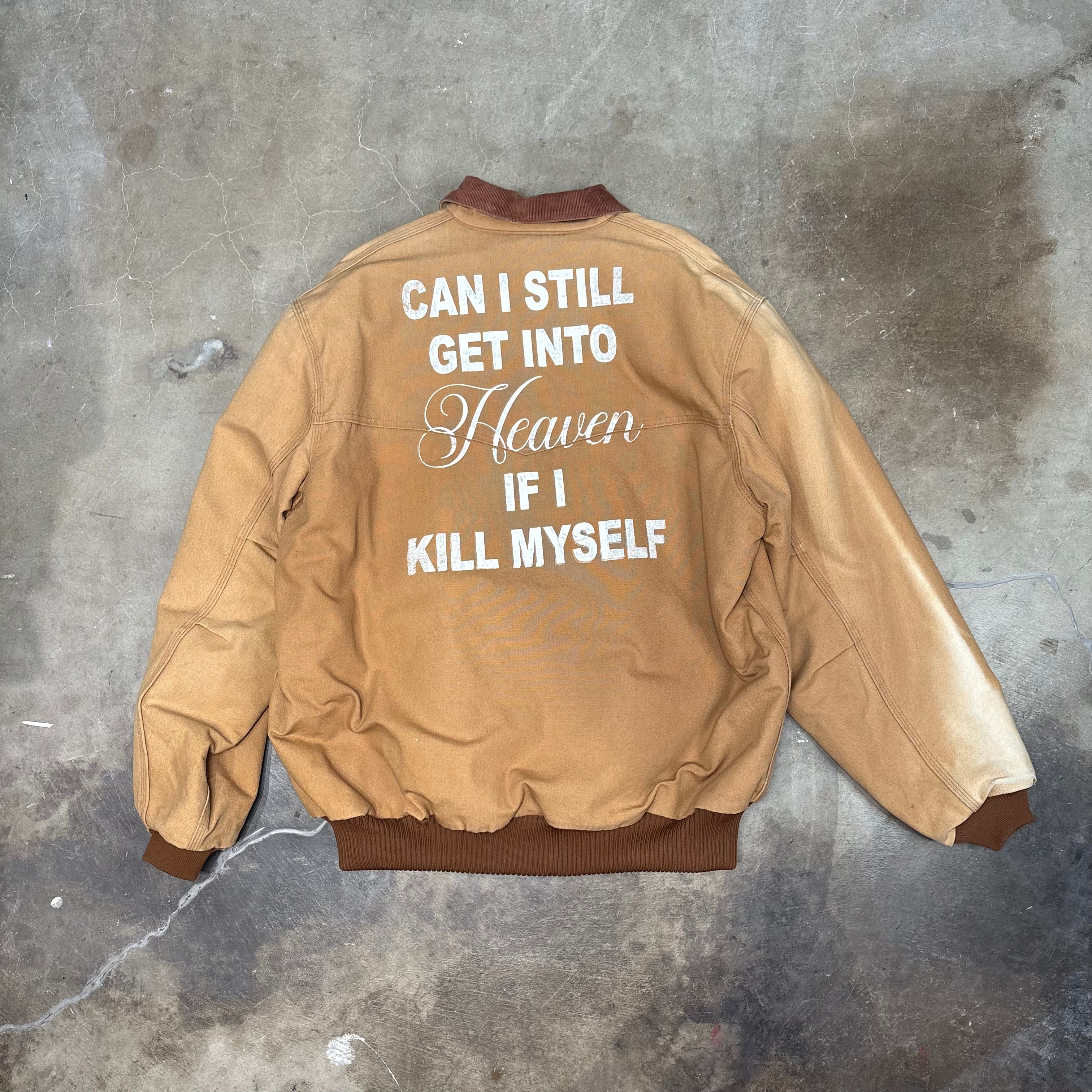 Can I Still Get Into Heaven Carhartt Jacket (XXL)